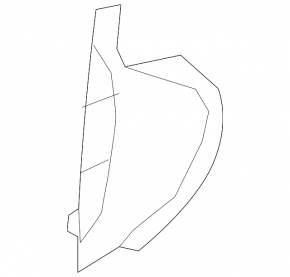 Накладка торпеды боковая правая Mercedes W213 E 17-23 бежевая