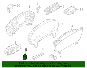 Кнопка start-stop Ford Escape MK4 23-26 хром
