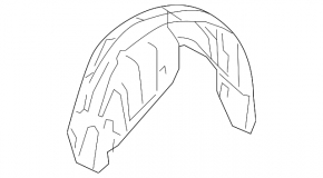 Подкрылок задний левый Toyota Avalon 05-10