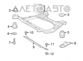 Подрамник передний Lexus RX300 98-03