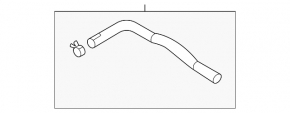 Накладка радіаторної решітки верхня grill Mazda CX-50 23-26