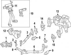 Охладитель клапана ЕГР Ford Escape MK4 23-26 1.5T
