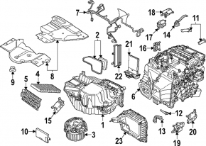 Корпус грубки голий вентиляція Volkswagen ID.4 21-26