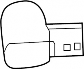 Парктроник передний Infiniti JX35 QX60 13- с кольцом