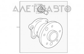 Ступиця задня ліва Lexus RX300 RX330 RX350 RX400h 04-09 FWD