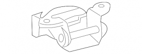 Петля дверей багажника нижня права Lexus LX570 08-21