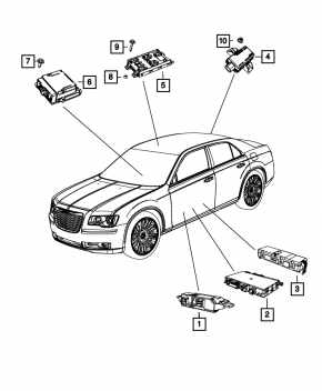 Heated Seat Module Dodge Charger 15-14 рест