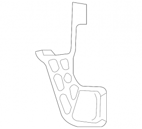 Кріплення лівої фари Lexus RX300 RX330 RX350 RX400h 04-09