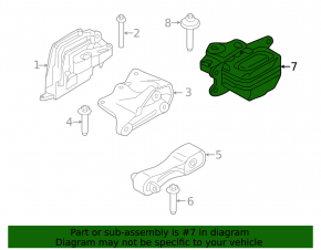 Подушка кпп Mini Cooper 14-24
