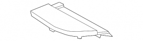 Пол багажника левый Lexus RX350 RX450h 16-22 черный