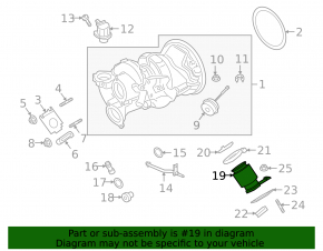 Фланец турбины Porsche Cayenne 19-23 3.0T