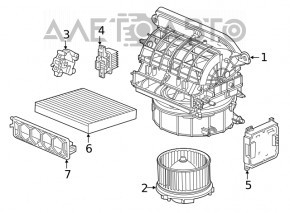 Резистор печки Honda Accord 23-26