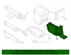 Блок управления Keyless Hyundai Sonata 20-22 без Digital Key