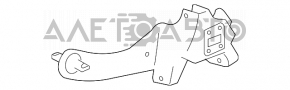 Цапфа задняя правая Ford Focus usa 08-11 с рычагом