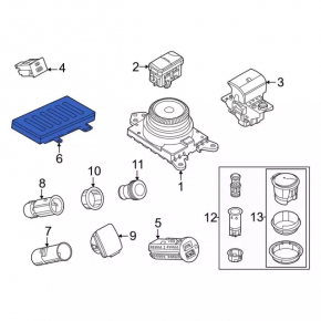 Wireless Phone Charging Station Module Ford Escape MK4 20-26