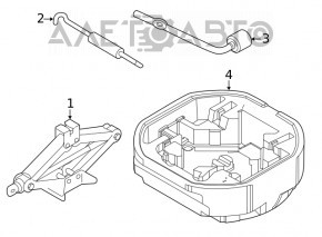 Пенопласт под инструмент Kia K5 21-24