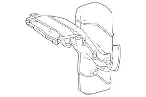 Воздухоприемник Lexus RX350 16-22