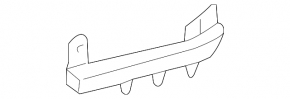 Молдинг форточки нижний левый Lexus GX470 03-09