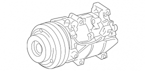 Компресор кондиціонера Toyota Camry v40 hybrid