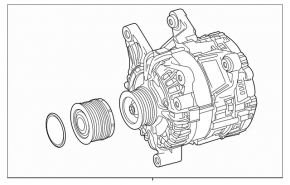 Генератор Mercedes H247 GLA 20-23 M260 200A