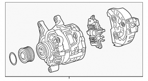 Генератор Mercedes H247 GLA 20-23 M260 200A