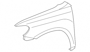 Крило переднє праве Toyota Highlander 08-10