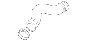 Патрубок интеркулера 1й правый VW Beetle 12-19 1.8T, 2.0T