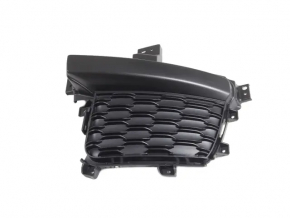 Решетка переднего бампера левая Jeep Grand Cherokee WL 21-26 long, структура