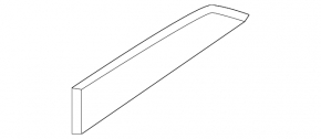Молдинг двері передній лівий Audi A5 F5 18-25 хром