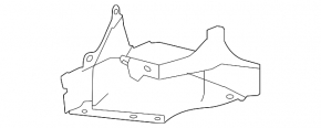 Защита заднего бампера левая Toyota GR 86 22-26