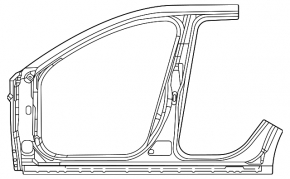 Стійка кузова центральна ліва Mazda CX-50 23-26