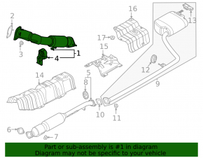 Приемная труба с гофрой Hyundai Sonata 20-26 2.5 FWD без крепления