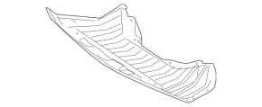 Защита переднего бампера Mercedes S-class W221 63/65 07-13