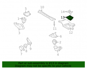 Подушка КПП Audi A6 05-11 3.2