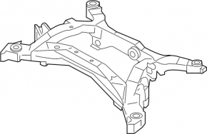 Подрамник задний Infiniti G25 G35 G37 4d 06-15