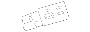 USB Hub Toyota Sienna 21-26 3 ряд