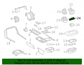 USB Hub Toyota Sienna 21-26 3 ряд