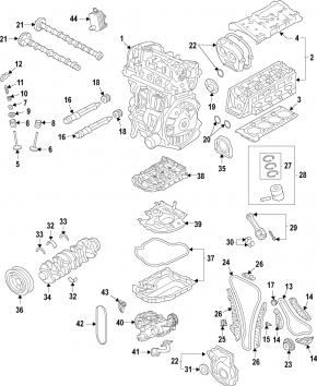 Распредвал впуск Audi A5 F5 18-20 2.0T