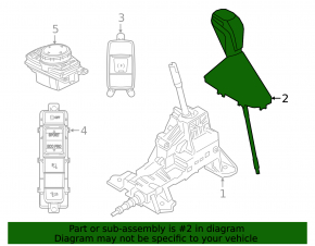 Ручка КПП BMW X1 F48 20-22