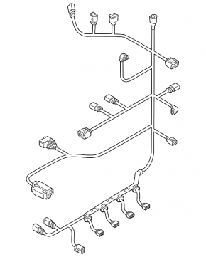 Проводка моторная VW Tiguan 09-15