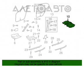 Покрытие пола Mercedes W221