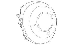 Подушка безпеки airbag у кермо водійська Mazda 6 17-21 чорна