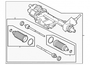 Рейка рулевая Ford Mustang mk6 18-23 электро, под R19х8.5J