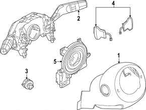 Датчик угла поворота руля Nissan Rogue 21-26