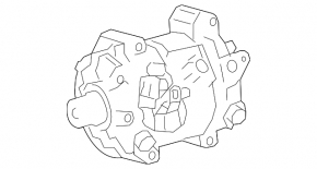 Компресор кондиціонера Toyota Sienna 17-20 3.5