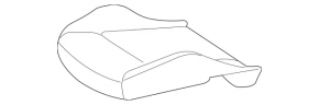 Сидіння водія Mercedes C-class W205 15-21 з airbag, електричне, підігрів, пам'ять, шкіра чорна