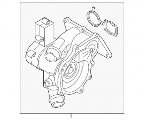 Помпа водяна Audi A3 22-26