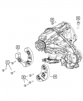 Демпфер раздатки Jeep Grand Cherokee WL 21-26 малый