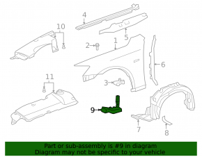 Повітроприймач повітропровід Lexus IS250 IS350 09-10