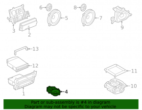 Динамик передней панели BMW X3 F25 11-17 с пищалкой, Harman Kardon